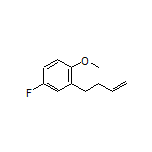 2-(3-丁烯-1-基)-4-氟-1-甲氧基苯结构式