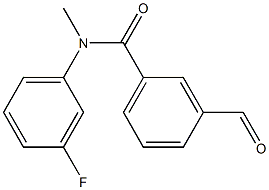 N-(3-fluorophenyl)-3-formyl-N-methylbenzamide Structure