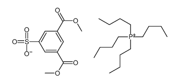 3,5-bis(methoxycarbonyl)benzenesulfonate,tetrabutylphosphanium Structure