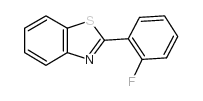 Benzothiazole,2-(2-fluorophenyl)-结构式