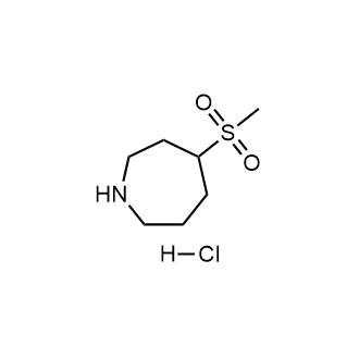 4-(Methylsulfonyl)azepane hydrochloride structure