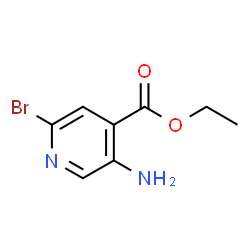 Ethyl 5-amino-2-bromoisonicotinate structure