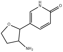 2(1H)-Pyridinone, 5-(3-aminotetrahydro-2-furanyl)-结构式