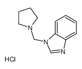 1-(pyrrolidin-1-ylmethyl)benzimidazole,hydrochloride结构式