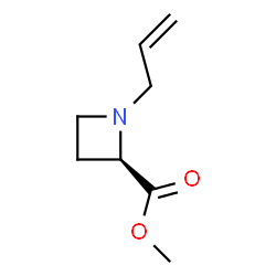 2-Azetidinecarboxylicacid,1-(2-propenyl)-,methylester,(R)-(9CI)结构式