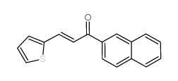 1-(2-萘)-3-(2-噻吩)-2-丙酮结构式