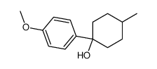 1-(p-Methoxy-phenyl)-4-methyl-cyclohexanol结构式