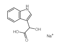 1H-Indole-3-aceticacid, a-hydroxy-, sodium salt (1:1) picture