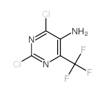 5-Pyrimidinamine,2,4-dichloro-6-(trifluoromethyl)-结构式