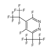 3,5-Bis-heptafluoroisopropyl-4,6-difluoropyridazine结构式