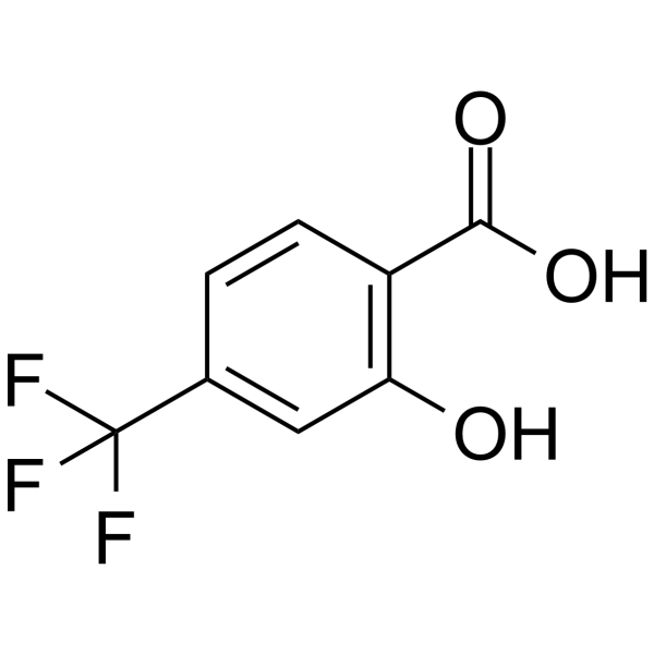 4-Trifluoromethylsalicylic acid Structure