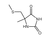 5-methyl-5-methylsulfanylmethyl-imidazolidine-2,4-dione Structure