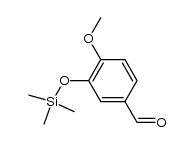 4-methoxy-3-((trimethylsilyl)oxy)benzaldehyde Structure