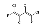 1,2,3,4-tetrachloro-1,4-difluoro-buta-1,3-diene结构式