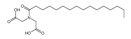 2-[carboxymethyl(hexadecanoyl)amino]acetic acid结构式