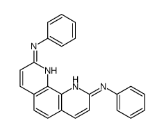 2-N,9-N-diphenyl-1,10-phenanthroline-2,9-diamine Structure