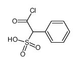 2-sulpho-2-phenylacetyl chloride结构式