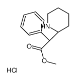 D-erythro-Methylphenidate Hydrochloride结构式