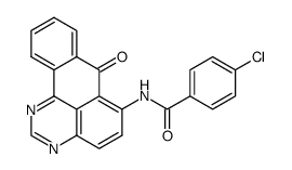 4-chloro-N-(7-oxo-7H-benzo[e]perimidin-6-yl)benzamide structure