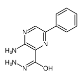 3-amino-6-phenylpyrazine-2-carbohydrazide Structure