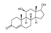 11β,17α-dihydroxy-4-androsten-3-one Structure