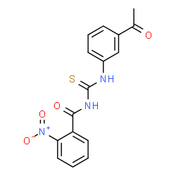 N-{[(3-acetylphenyl)amino]carbonothioyl}-2-nitrobenzamide picture