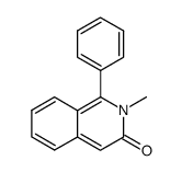 2-methyl-1-phenyl-2H-isoquinolin-3-one结构式