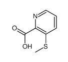 3-methylsulfanylpyridine-2-carboxylic acid Structure