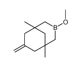 7-methoxy-1,5-dimethyl-3-methylidene-7-borabicyclo[3.3.1]nonane Structure