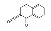 2-(oxomethylidene)-3,4-dihydronaphthalen-1-one结构式