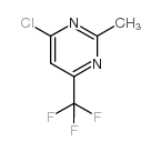 4-氯-2-甲基-6-三氟甲基嘧啶结构式