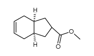 (3aR,7aS)-methyl 2,3,3a,4,7,7a-hexahydro-1H-indene-2-carboxylate Structure