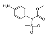 methyl N-(4-aminophenyl)-N-methylsulfonylcarbamate Structure