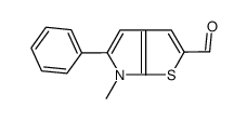 6-methyl-5-phenylthieno[2,3-b]pyrrole-2-carbaldehyde结构式