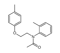 N-[2-(4-methylphenoxy)ethyl]-N-(2-methylphenyl)acetamide Structure