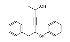 6-phenyl-5-phenylselanylhex-3-yn-2-ol结构式