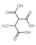 propane-1,1,2-tricarboxylic acid结构式