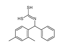 [(2,4-dimethylphenyl)-phenylmethyl]carbamodithioic acid结构式