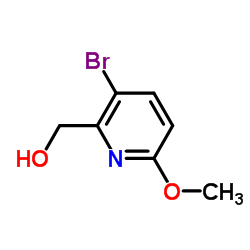 3-溴-2-羟甲基-6-甲氧基吡啶结构式