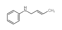 Benzenamine,N-2-buten-1-yl- Structure