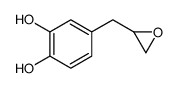 4-(oxiran-2-ylmethyl)benzene-1,2-diol结构式