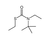 S-ethyl N-tert-butyl-N-ethylcarbamothioate结构式