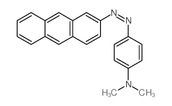 Benzenamine, 4- (2-anthracenylazo)-N,N-dimethyl- Structure