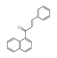 1-naphthalen-1-yl-3-phenyl-prop-2-en-1-one结构式