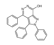 2,3,4-triphenyl-6H-pyrazolo[3,4-d]pyridazin-7-one Structure