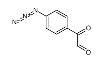 2-(4-azidophenyl)-2-oxo-acetaldehyde Structure