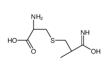 (2R)-2-amino-3-(3-amino-2-methyl-3-oxopropyl)sulfanylpropanoic acid Structure