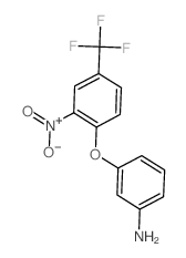 Benzenamine,3-[2-nitro-4-(trifluoromethyl)phenoxy]- Structure