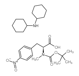 boc-n-me-p-nitro-phe-oh dcha structure