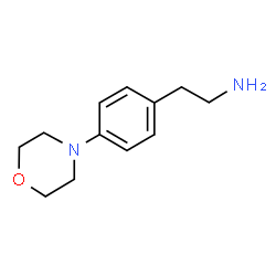 2-(4-MORPHOLINOPHENYL)ETHYLAMINE结构式